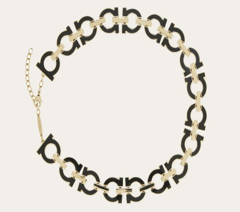 Ferragamo Gancini Choker Necklace