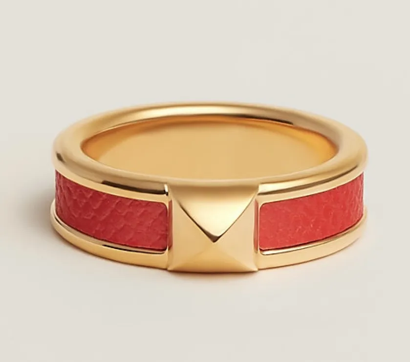 Athena Simple Stud Ring Yellow Gold Plated